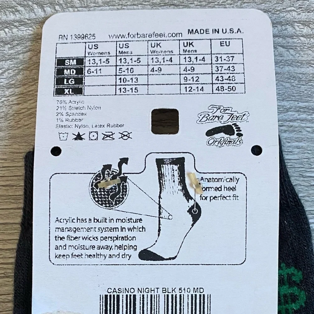 NWT Woman’s novelty socks. Poker, cards, betting